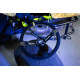 Volane sport Volan sport cu 3 spițe RACESxFurtBokem Fire Wheel, 350mm, piele întoarsă, adâncime 90mm | race-shop.ro