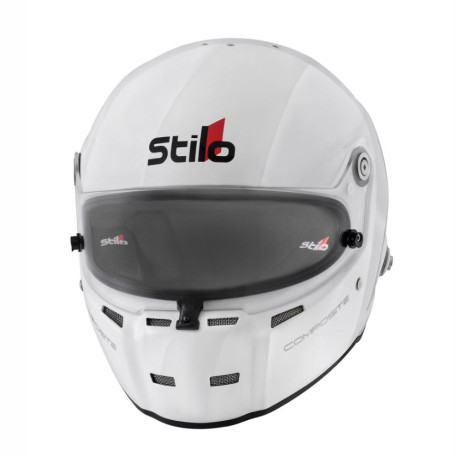 Căști inchise STILO ST5F N cu FIA HANS, Alb cu interior negru | race-shop.ro