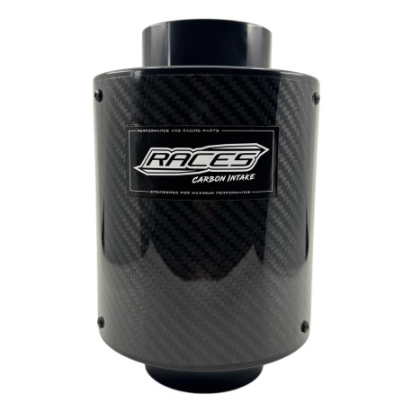 Filtre aer universale Filtru de aer sport universal RACES Carbon, 200mm | race-shop.ro