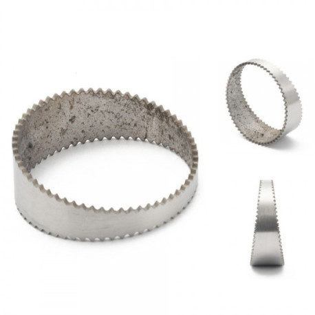 Reducție dreaptă Segment de eșapament din oțel inoxidabil RACES cu dinți de fierăstrău, tăiat în unghi - 57mm | race-shop.ro