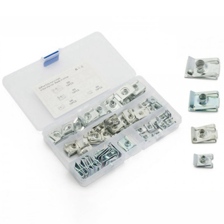 Seturi șaibe, inele O, piulițe Set de cleme spirală pentru piulițe RACES - 50pcs | race-shop.ro