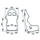 Bazár Scaun sport FIA OMP TRS-E INCOMPLET | race-shop.ro