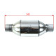 Catalizator universal Convertizor catalitic sport EURO 2 200 CPSI 2.0-3.0 - 60mm | race-shop.ro