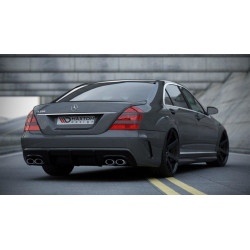 MERCEDES S W221 (look W205) Bară spate + Difuzor bară spate DETERIORAT