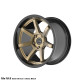 ALU disky STROM Roată STROM DS-15 18x10.5 5x114.3 73.1 ET10, Negru lucios / Satin Bronze Face | race-shop.ro