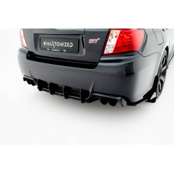 Difuzor spate Street Pro Subaru Impreza WRX STI Mk3 Facelift (roşu)