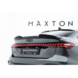 MAXTON DESIGN prelungire eleron 3D pentru Audi A5 S-Line / S5 Sedan B10, negru lucios