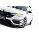 Body kit și tuning vizual MAXTON DESIGN prelungire bară față pentru Skoda Octavia RS Mk4, negru lucios, V4 | race-shop.ro