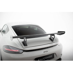 MAXTON DESIGN eleron carbon cu suporți interiori pentru Porsche 718 Cayman 982c, V2
