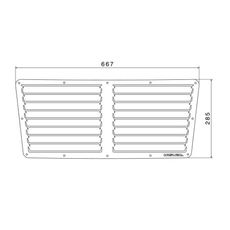 Priză de aer NISUBA BMW E36 hood vents | race-shop.ro