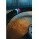 Bazár Volan sport cu 3 spițe RACES MOTORSPORT, 350mm, piele întoarsă, adâncime 65mm DETERIORAT | race-shop.ro
