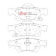 Frâne DBA DBA Brake Kit 4000 Series T3 Slotted & Xtreme Performance Brake Pads DBA42637S-2217XP | race-shop.ro