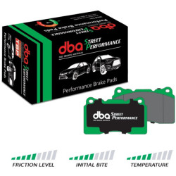 DBA Brake Pads Street Performance, Front Axle DB2255SP