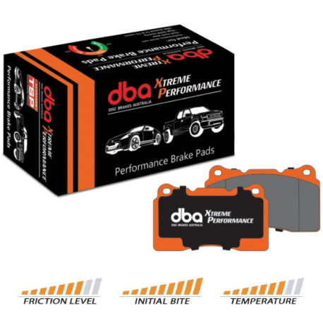 Frâne DBA DBA Brake Pads Xtreme Performance ECE R90 certified, Front Axle DB1696XP | race-shop.ro