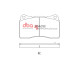 Frâne DBA DBA Brake Pads Race Performance DB1678RP | race-shop.ro