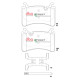 Frâne DBA DBA Brake Pads Street Performance, Rear Axle DB15215SP | race-shop.ro
