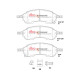 Frâne DBA DBA Brake Kit 4000 Series T3 Slotted & Xtreme Performance Brake Pads DBA43162S-2388XP | race-shop.ro