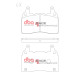 Frâne DBA DBA Brake Pads Race Performance DB2358ARP | race-shop.ro