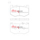 Frâne DBA DBA Brake Pads Race Performance DB15296RP | race-shop.ro