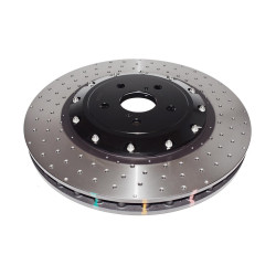 DBA 5000 series Crossed Drilled & Dimpled Black Hat DBA53910BLKXD (2 pcs)