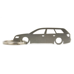 Audi A4 B6 wagon stainless steel keychain