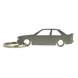 BMW E30 M3 coupe stainless steel keychain