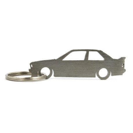 Car-Shapes keychains BMW E30 M3 coupe breloc din oțel inoxidabil | race-shop.ro
