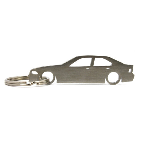 Car-Shapes keychains BMW 3 series E36 limousine stainless steel keychain | race-shop.ro