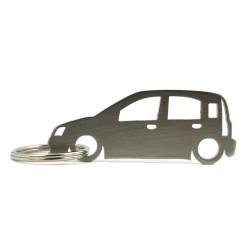 Fiat Panda II stainless steel keychain