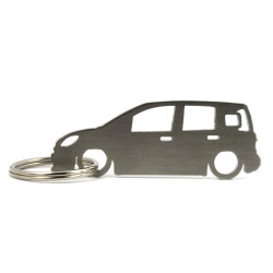Fiat Panda III stainless steel keychain