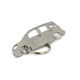 Car-Shapes keychains Fiat Panda III stainless steel keychain | race-shop.ro