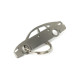 Car-Shapes keychains VW Volkswagen Arteon stainless steel keychain | race-shop.ro