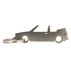 VW Volkswagen Golf MK1 Cabrio stainless steel keychain