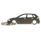 Car-Shapes keychains Seat Ibiza 6L 5d stainless steel keychain | race-shop.ro