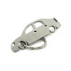 Car-Shapes keychains Dacia Logan MK1 sedan stainless steel keychain | race-shop.ro