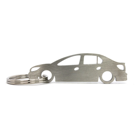 Car-Shapes keychains Dacia Logan MK2 sedan stainless steel keychain | race-shop.ro