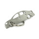Car-Shapes keychains Dacia Logan MK2 sedan stainless steel keychain | race-shop.ro