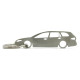 Car-Shapes keychains Mazda 6 GG wagon stainless steel keychain | race-shop.ro