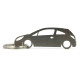 Car-Shapes keychains Opel Corsa D 3d stainless steel keychain | race-shop.ro