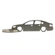Car-Shapes keychains Skoda Octavia MK3 limousine stainless steel keychain | race-shop.ro