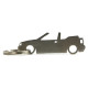 Car-Shapes keychains VW Volkswagen Golf MK3 cabrio stainless steel keychain | race-shop.ro