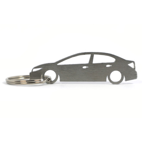 Car-Shapes keychains Honda Civic (9gen) IX sedan stainless steel keychain | race-shop.ro