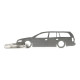 Car-Shapes keychains Opel Omega B wagon stainless steel keychain | race-shop.ro