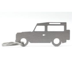 Land Rover Defender stainless steel keychain