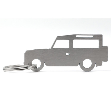 Car-Shapes keychains Land Rover Defender stainless steel keychain | race-shop.ro