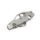 Car-Shapes keychains Saab 93 9-3 sedan stainless steel keychain | race-shop.ro