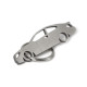 Car-Shapes keychains Mercedes C W204 coupe stainless steel keychain | race-shop.ro