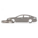 Car-Shapes keychains Opel Insignia B sedan stainless steel keychain | race-shop.ro