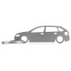 Car-Shapes keychains Skoda Rapid Spaceback breloc din oțel inoxidabil | race-shop.ro