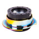 NRG butuc quick release GEN 2.5, negru/NEO cromat